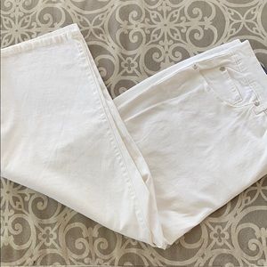 NWT White Selene Capri